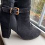 River Island Black Ankle Boots Image 2