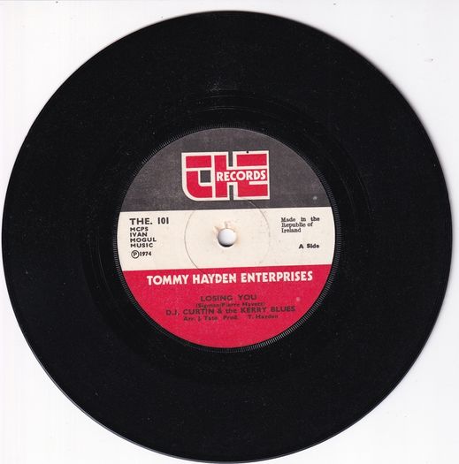 D.j. Curtin & The Kerry Blues Losing You Irish Pressing 1974 45rpm