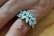 Sterling Silver Ring - Size L - Stamped for Silver (S74)