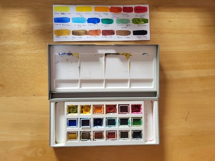 Vintage Winsor & Newton watercolours