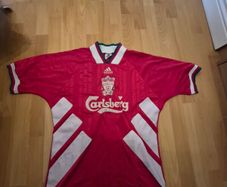 Signed Liverpool 1993-95 Robbie Fowler Jersey