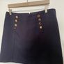 Full Circle Navy Mini Skirt Fully lined size 14 - New with tags Image 2