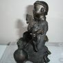 Two African Masai Children Figurines Image 3