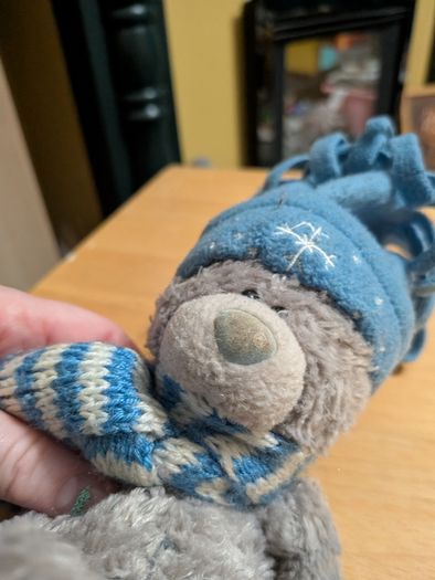 Me to You Tatty Teddy bear with hat and scarf