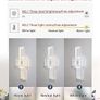 LED Ceiling Light, 45W Modern Dimmable Ceiling Lighting, Square Ceiling Lamp with Remote Control for Living Room Dining Room Bedroom, 2700-6500K Close to Ceiling Light Fixture (Black, 80CM) Image 5