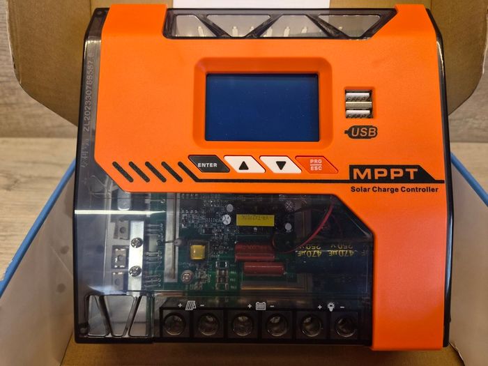 Y&H MPPT Solar Charger Controller 40A 12V 24V 36V 48V Solar Panel PV Input Regulator Max 150VDC Works with AGM, Gel, Flooded and Lithium