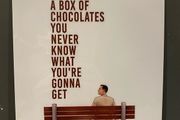 Forest Gump Tin Metal Sign
