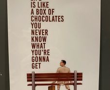 Forest Gump Tin Metal Sign