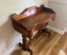 Antique mahogany washstand