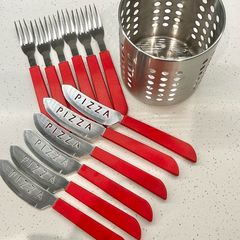 Pizza cutlery set