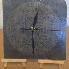 Celtic Legends Slate Clock A Unique Piece of Irish Mythology