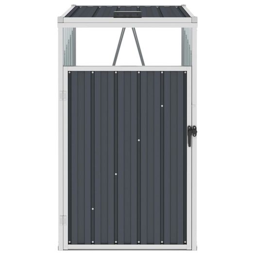 Garbage Bin Shed Anthracite 72x81x121 cm Steel