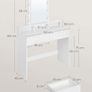 XL Dressing table with Bulbs and mirror  LED lighting Image 2
