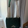 Olga Berg green velvet bag Image 2