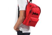 Personalised Adult Backpack Rucksack with your name on it