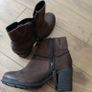 Women's  Brown Clark Ankle Boots - Size 4 Image 4