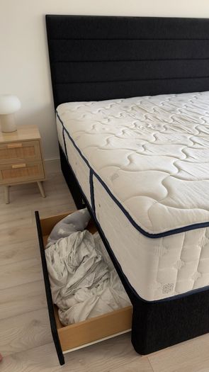Harvey Norman Super King Storage Bed + Presidential Suite Mattress