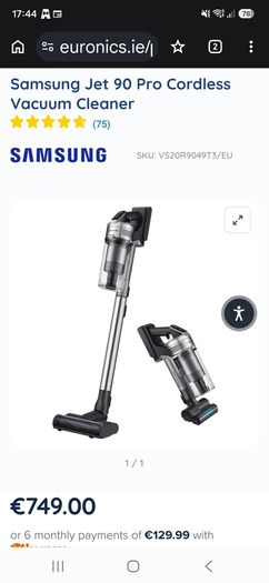 Samsung Jet 90 Pro Cordless Vacuum Cleaner