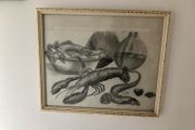 Eye catching sketch in frame