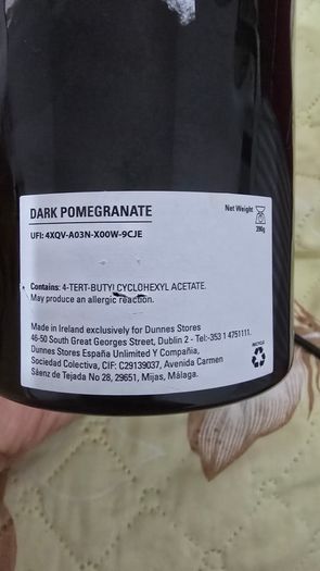 Dark Pomegrante Candle