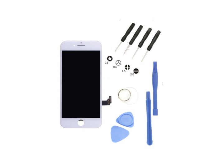 For Apple iPhone 8 Plus LCD Display Touch Screen Digitizer Unit White With Tools - FHT04IPLCD