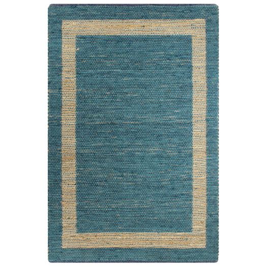Handmade Rug Jute Blue 160x230 cm