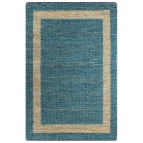 Handmade Rug Jute Blue 160x230 cm