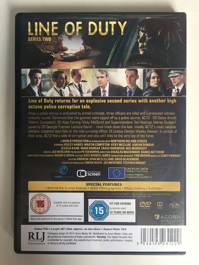 Line Of Duty - Series 2 (2014) [DVD TV Boxset]