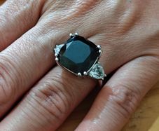 Sterling Silver Ring - Size O - Stamped for Silver (S28)