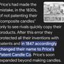 Vintage Candle Snuffer Price's Patent Candle  Co. Ltd. Image 5