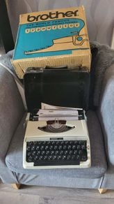 Anitique Brother 210 Typewriter 1970s