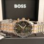 BOSS Tourmaster 41mm Mens Watch Green 1514287 Image 8