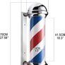 Classic 73cm Rotating Barber Pole  Bright LED Light & Motorized Red, White & Blue Stripes: PICK UP AVAILABLE Image 2