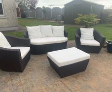 Rattan garden furniture
