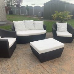 Rattan garden furniture