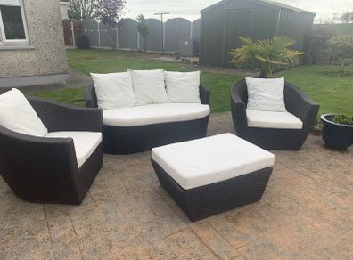 Rattan garden furniture