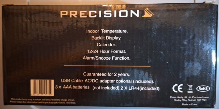 Precision brand digital alarm clock
