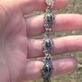 Stunning 19th Century Silver and Polished Agate bracelet Image 7