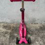 Kids Pink Maxi Micro LED Scooter Image 3