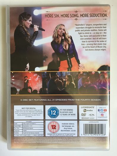 Nashville - Season 4 (2015-2016) [DVD TV Boxset]
