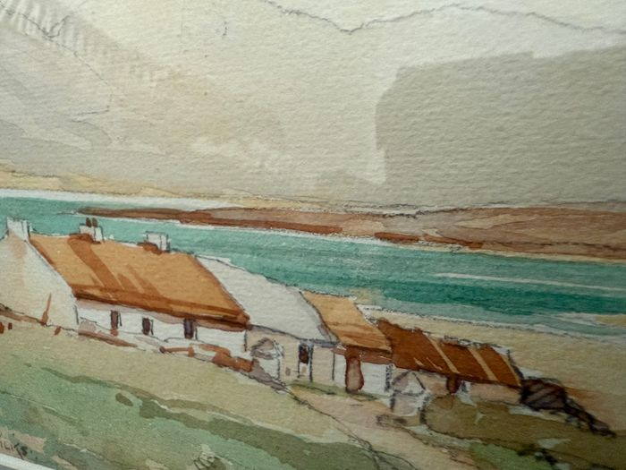 Original Signed Watercolour by Maurice C. Wilks RUA ARHA  of The Rosses, Donegal