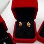Selection of 9ct gold stud earrings Image 9