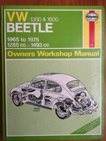 VW Beetle 65-75 workshop manual/restoration/Haynes/Volkswagen