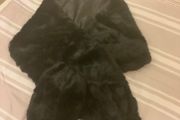 New Black Fur Stole