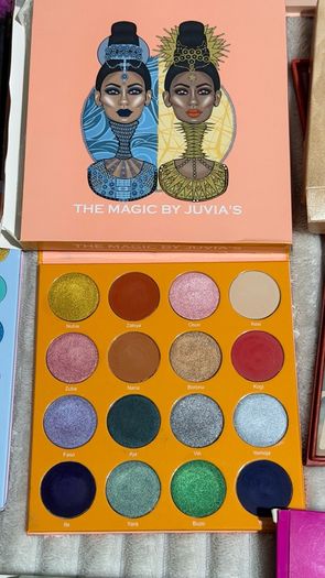 Huge eyeshadow palette 10euro sale Juvia s Kaleidos, urban decay, Laura Lee, rude cosmetics, jeffree star and more