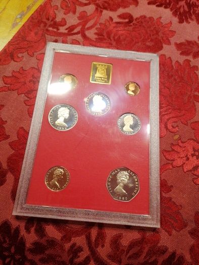 1980 Isle Of Man Coin Set