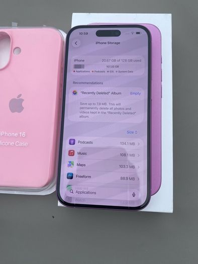 Apple iPhone 16 - Pink - 128G