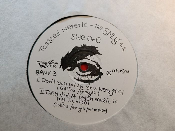 RARE Toasted Heretic-The Smug E.P. 12 inch vinyl