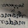'Happiness is Home Made' Black Wall Sign Image 6