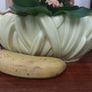 Fabulous Large Vintage SylvaC Art Deco Hyacinth Vase/Jardiniere/Planter, Shape #2485 in the Stunning and Rare Buttercup Yellow Glaze, Excellent Condition Image 4